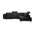 WOHNLANDSCHAFT in Leder Schwarz - Schwarz, Design, Leder/Metall (286/241cm) - Natuzzi Editions WOHNLANDSCHAFT in Leder Schwarz - Schwarz, Design, Leder/Metall (286/241cm) - Natuzzi Editions