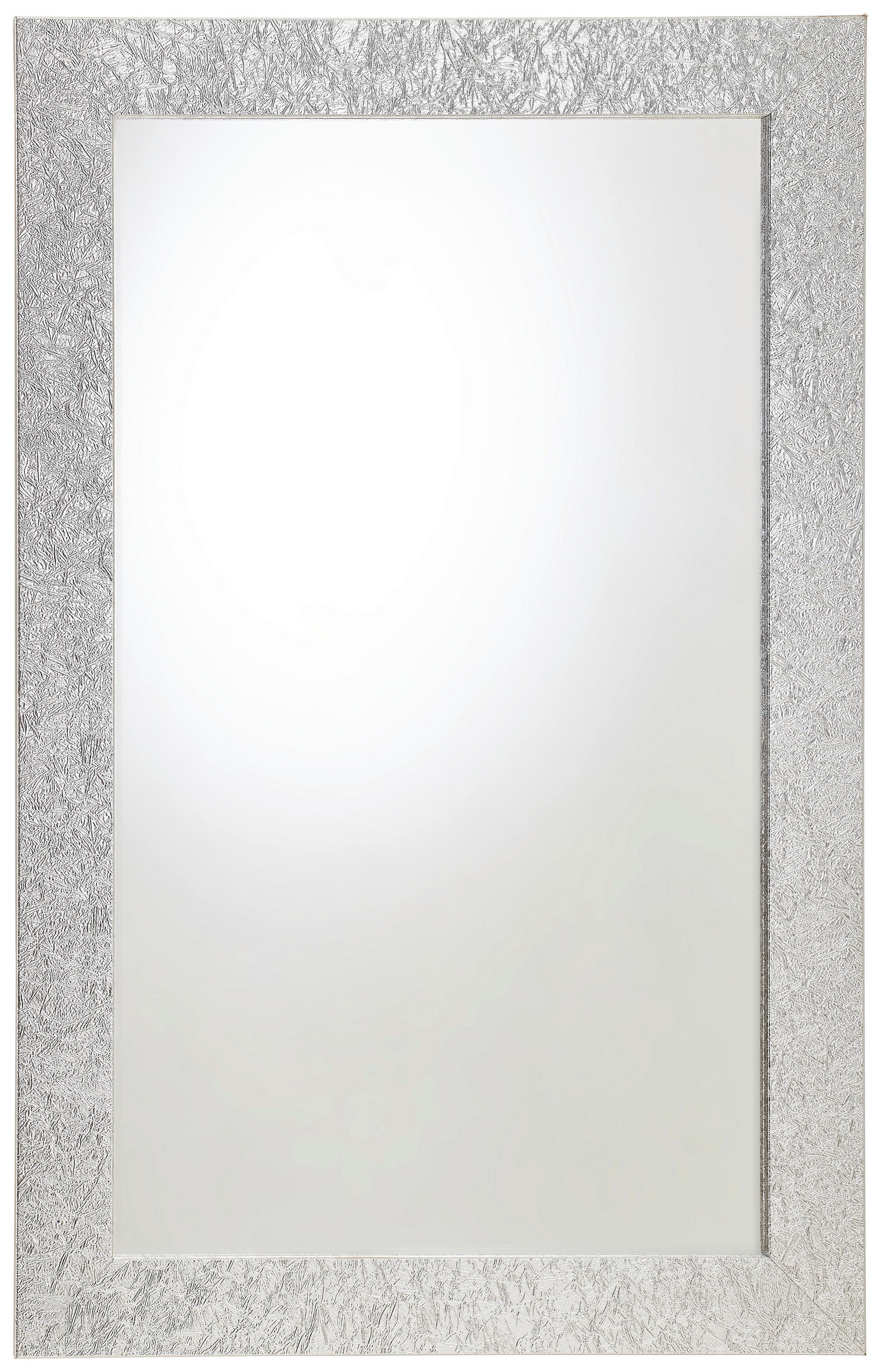 NÁSTĚNNÉ ZRCADLO 70/110/2,8 cm  - barvy stříbra, Konvenční, kompozitní dřevo/sklo (70/110/2,8cm) - Carryhome