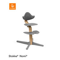STOKKE NOMI OAK STUHL NOMI CHAIR OAK  - Eichefarben/Grau, Trend, Holz (52/83,50/59cm) - Stokke