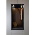 GARDEROBE 5-teilig  in 196/233/59 cm  - Anthrazit/Nussbaumfarben, Design, Holz/Holzwerkstoff (196/233/59cm) - Moderano