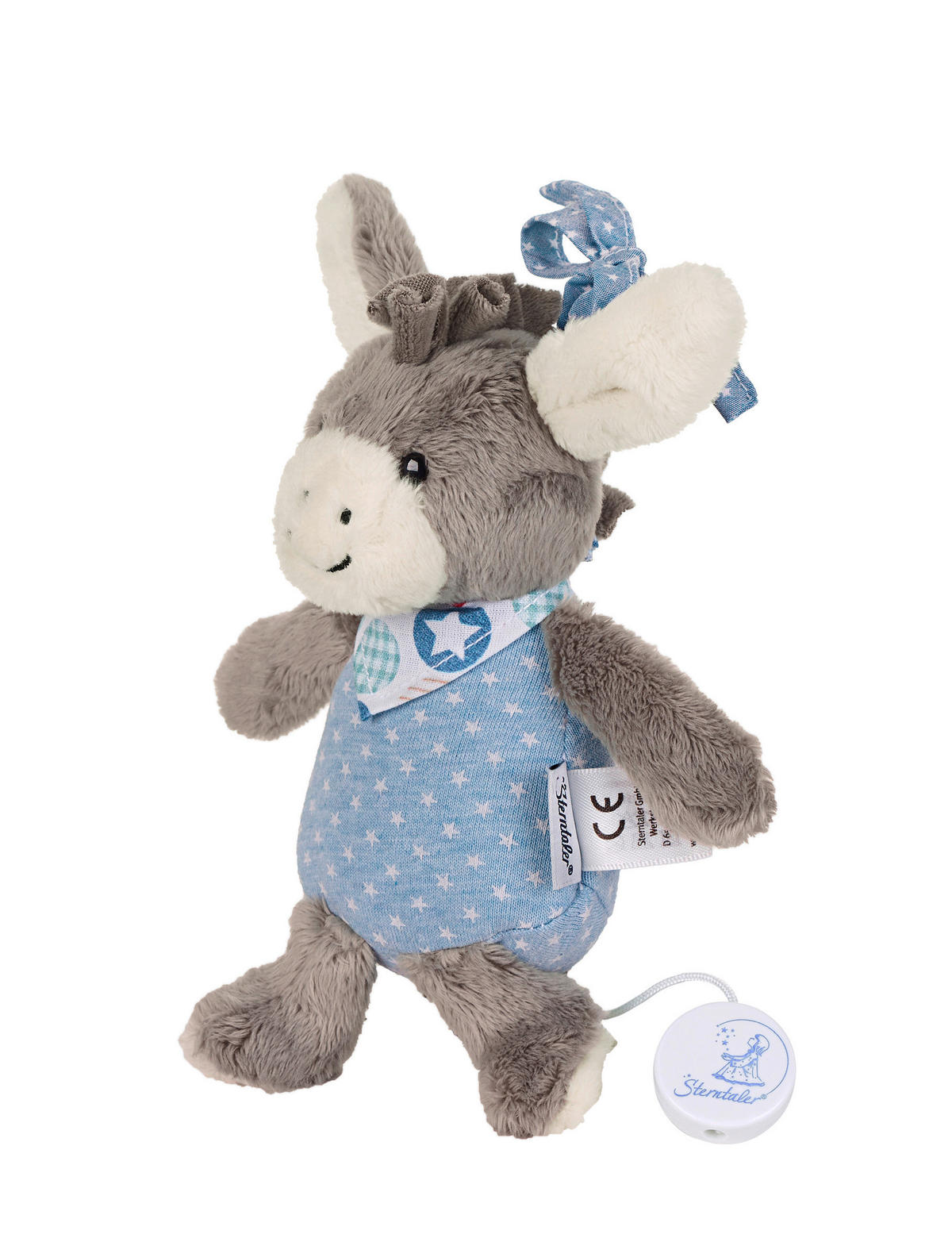 SPIELUHR Emmi 19/15/7 cm  - Blau/Grau, Basics, Textil (19/15/7cm) - Sterntaler