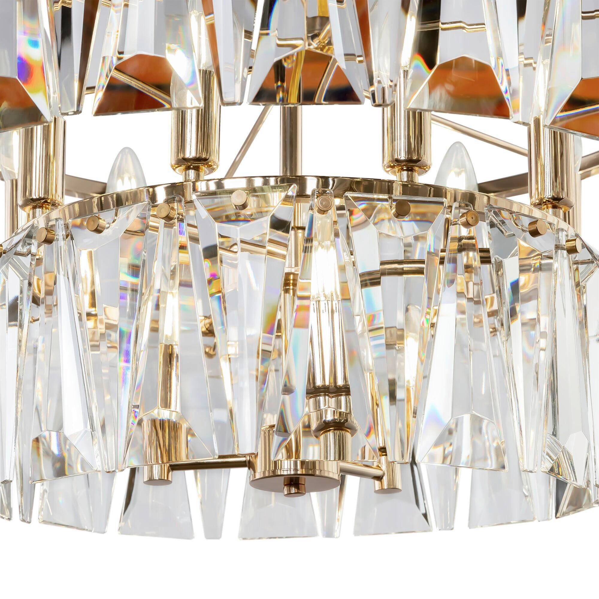 PENDELLEUCHTE 68/37/68 cm  - Goldfarben, Trend, Metall (68/37/68cm) - MAYTONI
