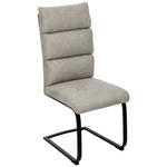 SCHWINGSTUHL  Stoffauswahl Webstoff  - Taupe/Schwarz, Design, Textil/Metall (47/106/63cm) - Novel