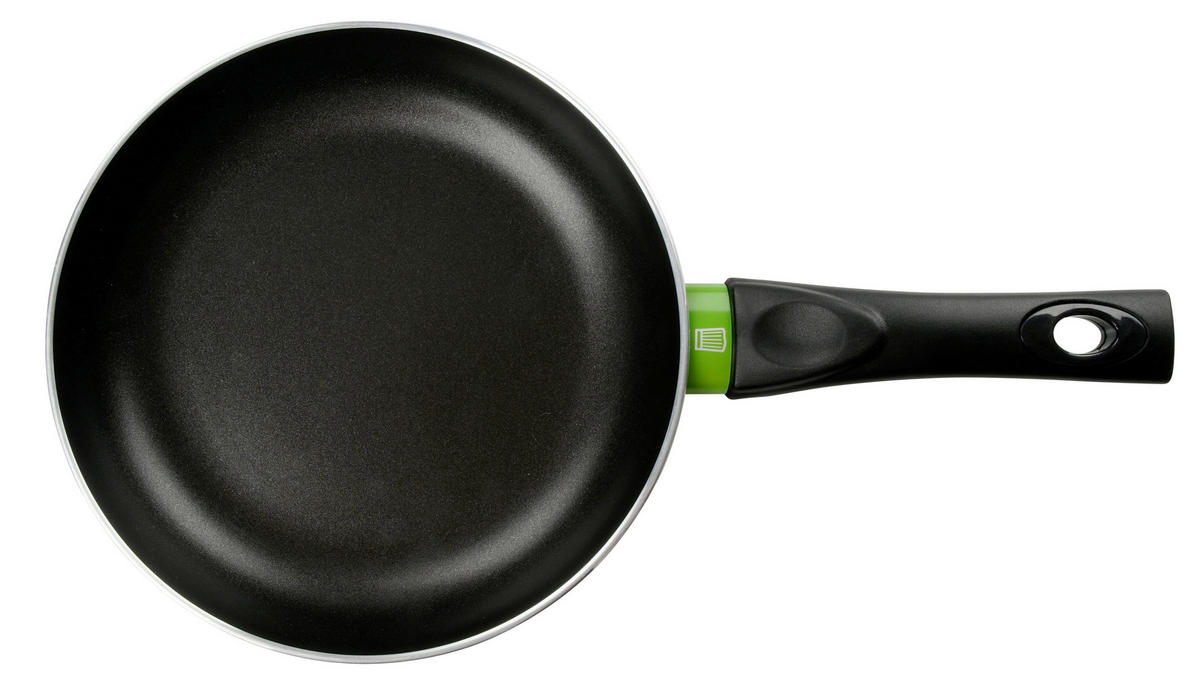 Tigaie Pentru Prăjit 20 cm  - verde/negru, Design, metal (20cm) - Chefkoch+Fackelmann