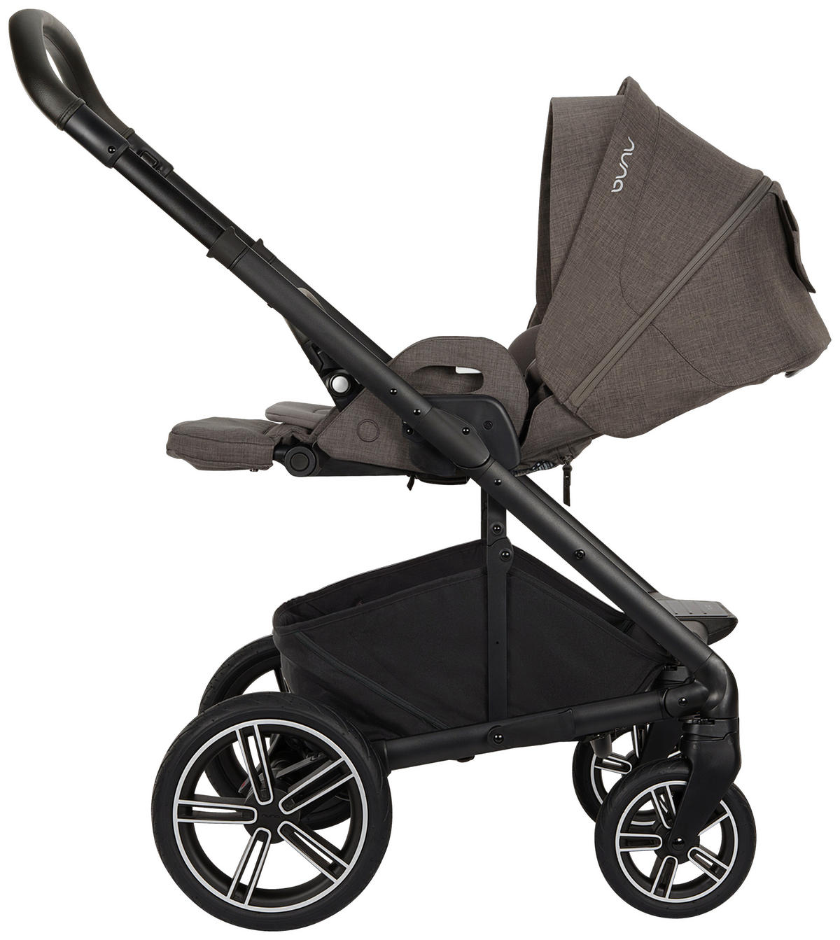 KOMBIKINDERWAGEN Mixx Next  - Schwarz/Grau, Basics, Metall (60/110/82cm) - Nuna