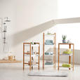 BADEZIMMERREGAL 38/80/38 cm  - Naturfarben/Weiß, KONVENTIONELL, Holz/Holzwerkstoff (38/80/38cm) - Xora