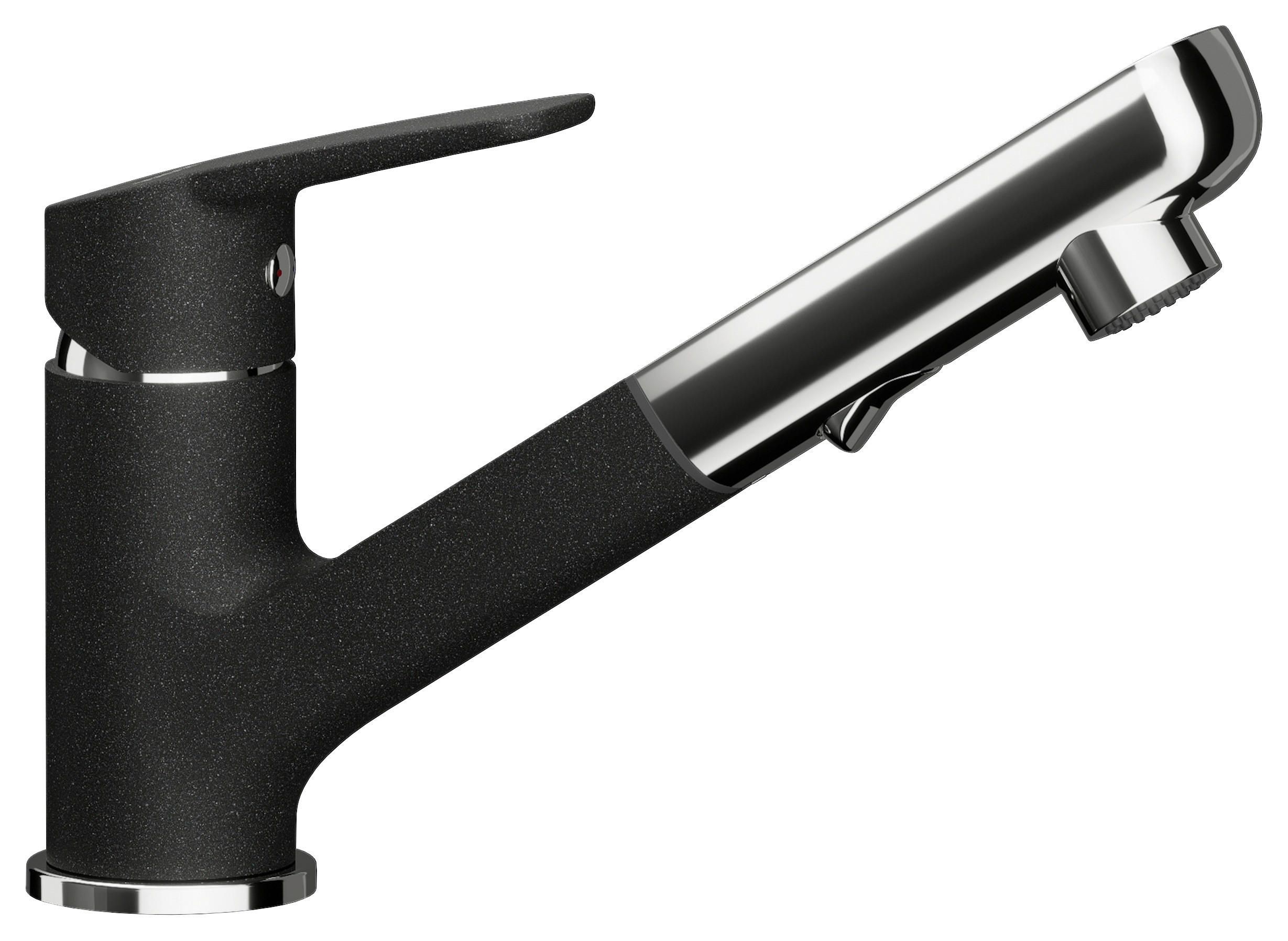 KÜCHENARMATUR 522120GON  - Chromfarben/Graphitfarben, Basics, Stein/Metall (5/16,2/19,3cm) - Schock