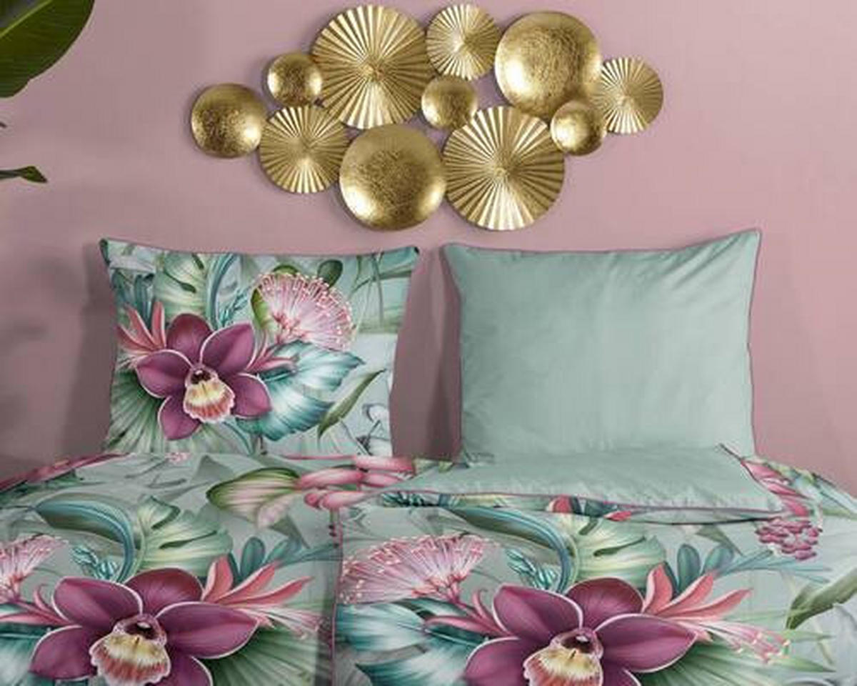 WENDEBETTWÄSCHE Allison Satin 155/220 cm  - Multicolor, Natur, Textil (155/220cm)