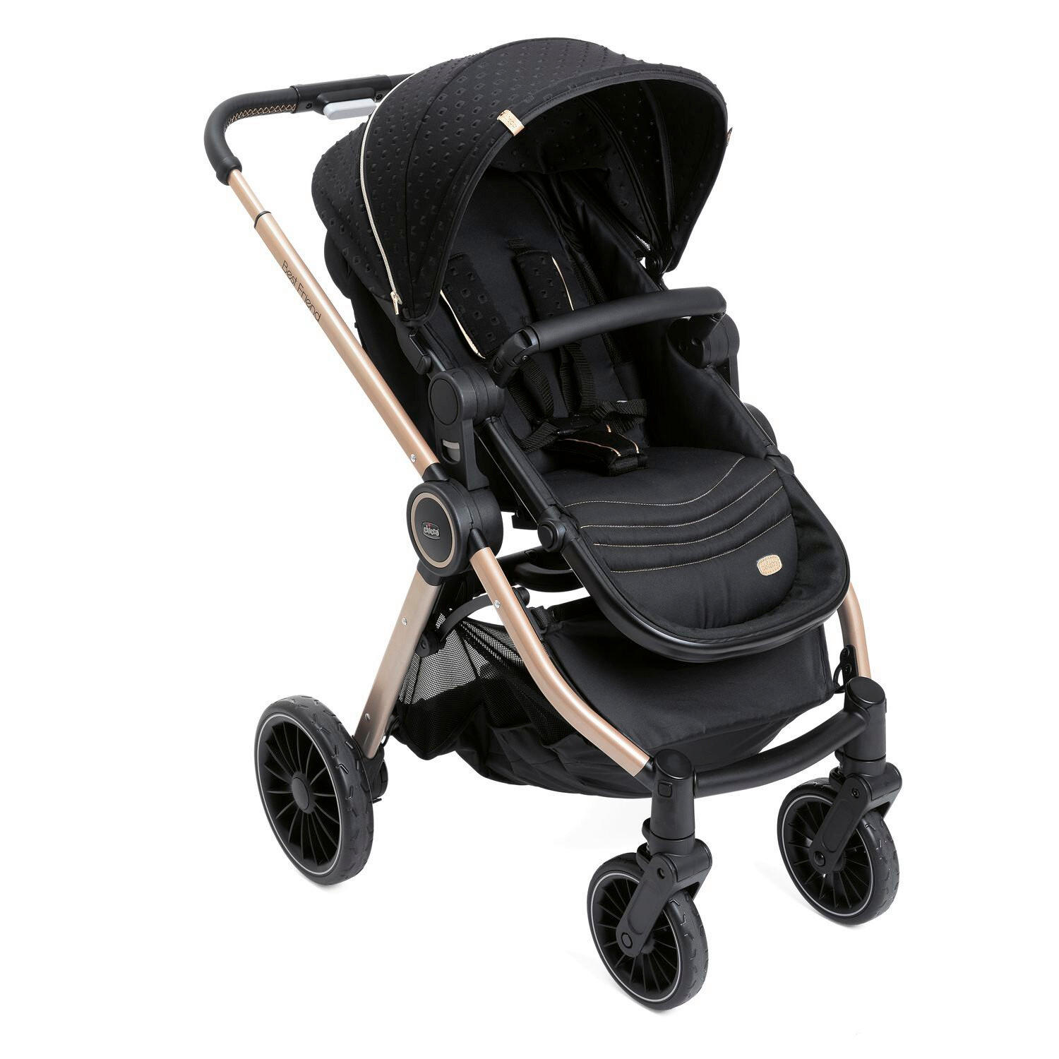 KINDERWAGEN BEST FRIEND PRO  - Schwarz, Basics, Textil/Metall (60/95/106cm) - Chicco