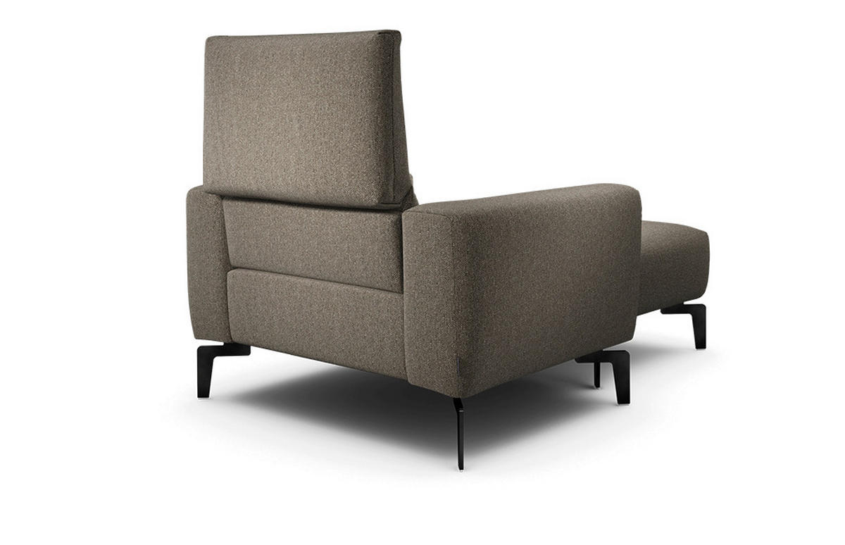 SESSELSET Chenille    - Schwarz/Braun, Design, Textil/Metall (110/85/86-94cm) - SENSOO