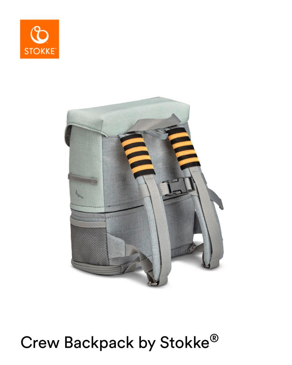 KINDERRUCKSACK - Mintgrün, Basics, Textil (22/12/28cm) - Stokke