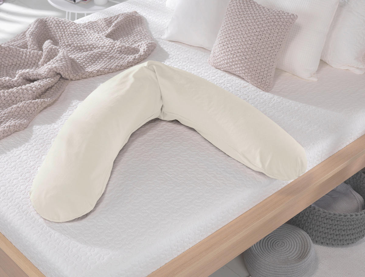 STILLKISSEN Bamboo Collection  190/40 cm  - Greige, Basics, Textil (190/40cm) - Theraline