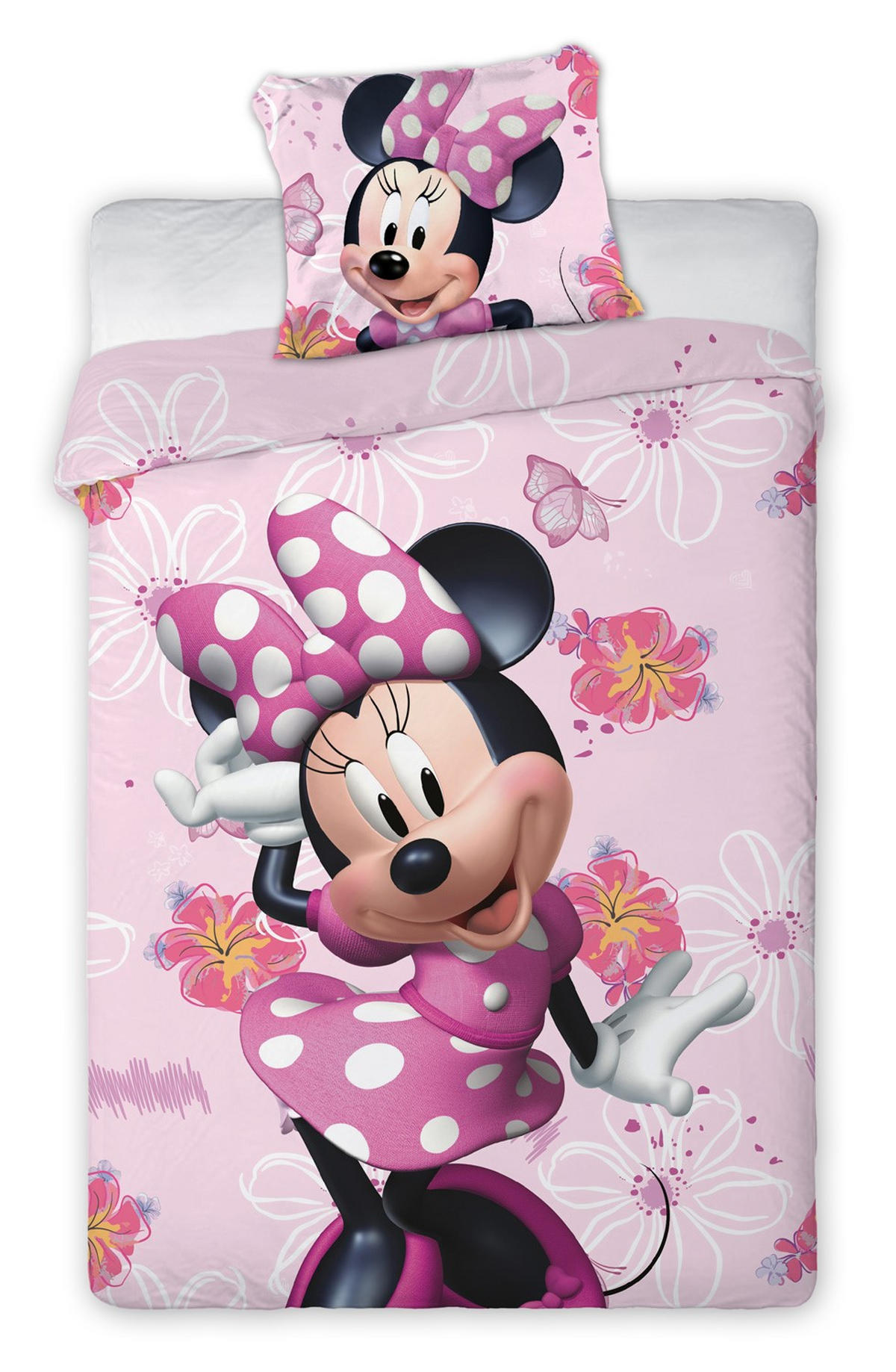 OTROŠKA POSTELJNINA 140/200 cm renforcé pink  - pink, Konvencionalno, tekstil (140/200cm) - Disney