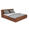 POLSTERBETT Lattenrost, Bettkasten 180/200 cm  in Terracotta  - Terracotta/Schwarz, Design, Holz/Kunststoff (180/200cm) - Esposa