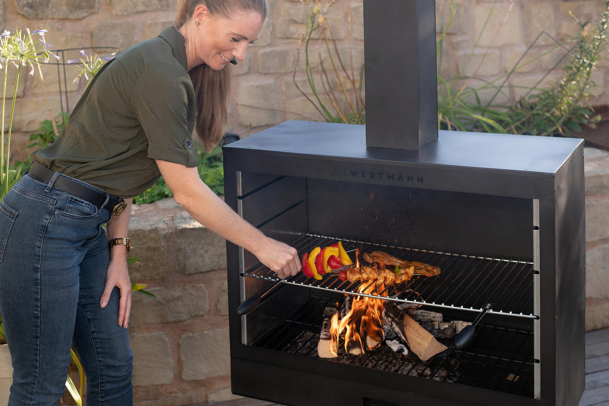 HOLZKOHLEGRILL - KONVENTIONELL (90/160/50cm)