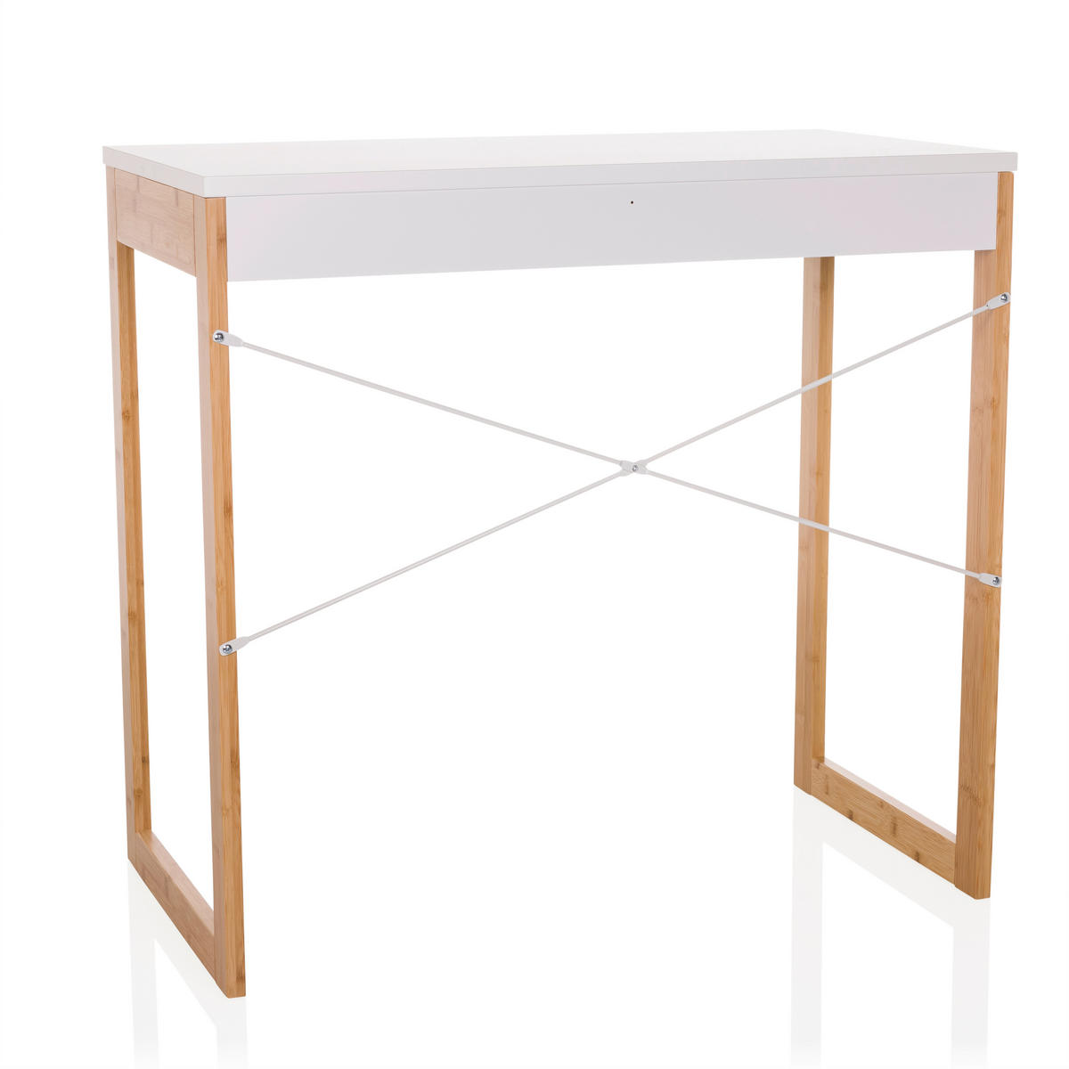 SKRIVBORD 80/75/42 cm  i vit  - vit, Modern, trämaterial/trä (80/75/42cm) - MID.YOU