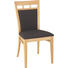 STUHL in Holz, Textil Buchefarben, Dunkelbraun - Dunkelbraun/Buchefarben, KONVENTIONELL, Holz/Textil (57/93,5/56cm) - Invivus STUHL in Holz, Textil Buchefarben, Dunkelbraun - Dunkelbraun/Buchefarben, KONVENTIONELL, Holz/Textil (57/93,5/56cm) - Invivus