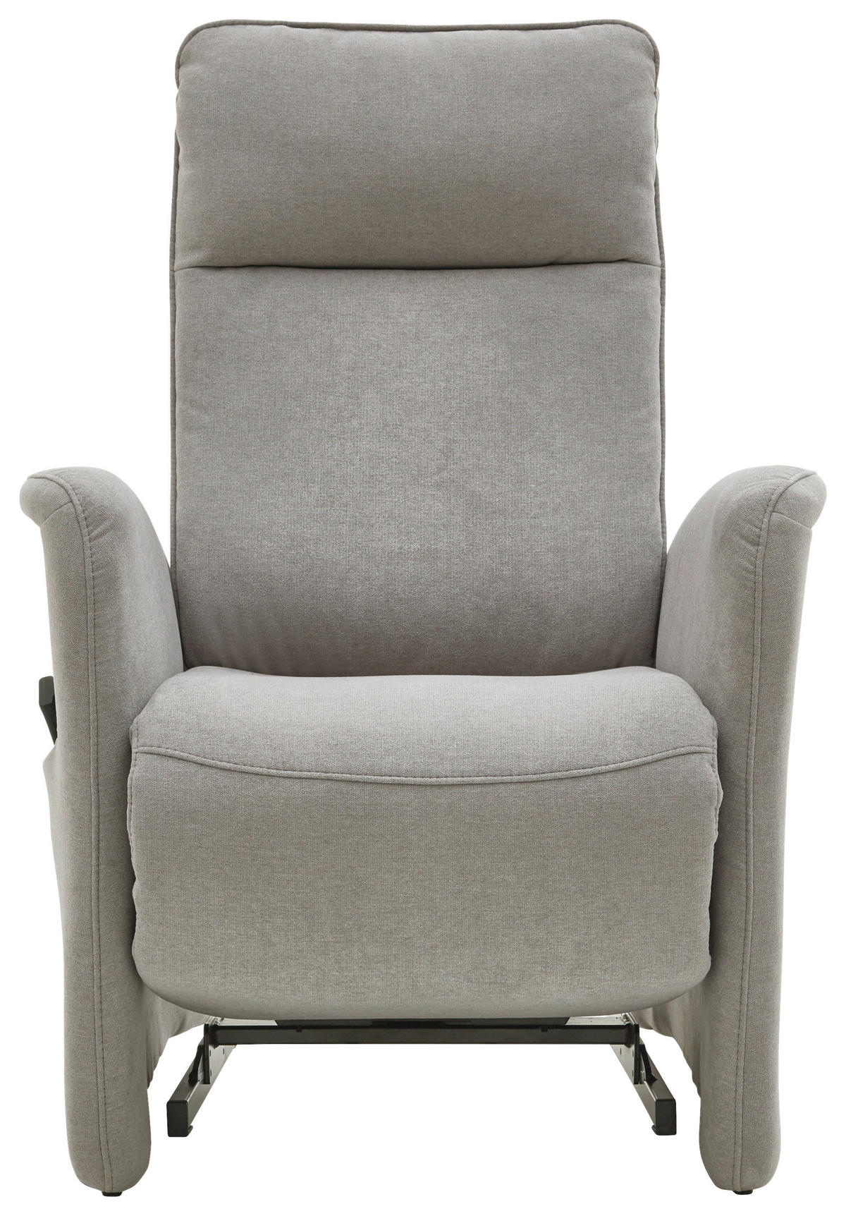 FERNSEHSESSEL in Chenille Grau  - Grau, Konventionell, Textil (79/114/87cm) - Valdera