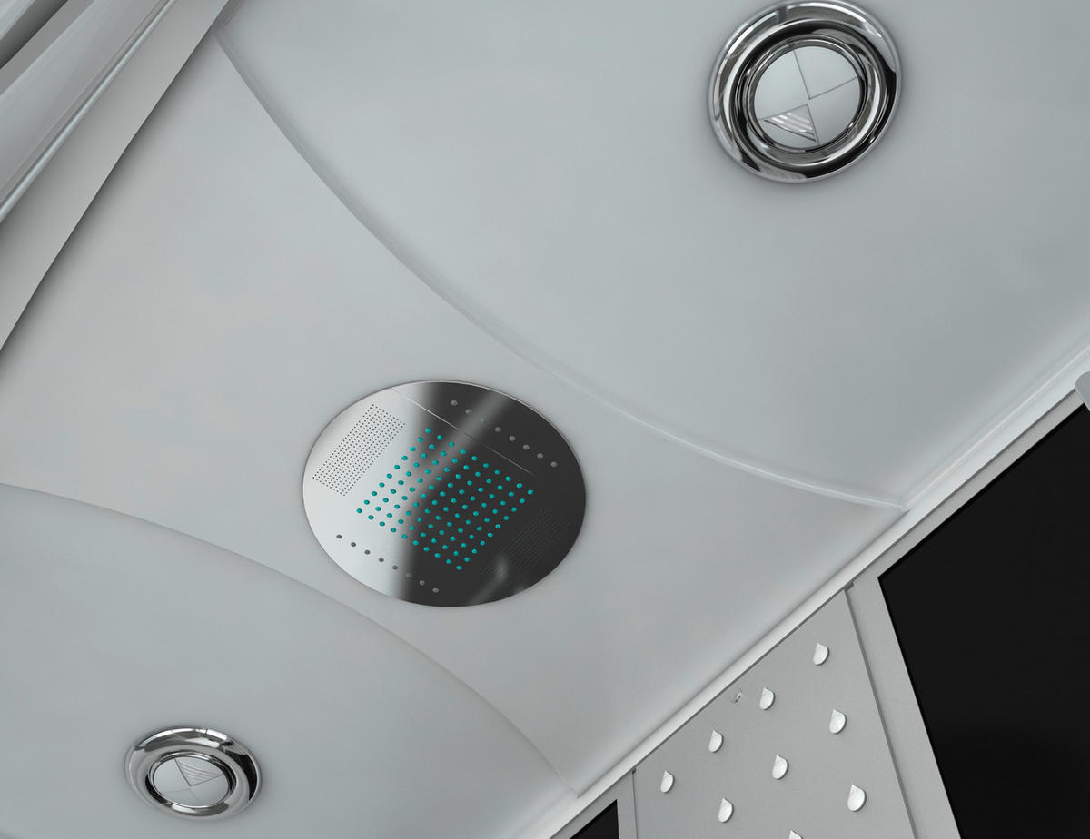 DAMPFDUSCHE 154/225/87 cm  in  - Basics, Glas (154/225/87cm) - Sanotechnik