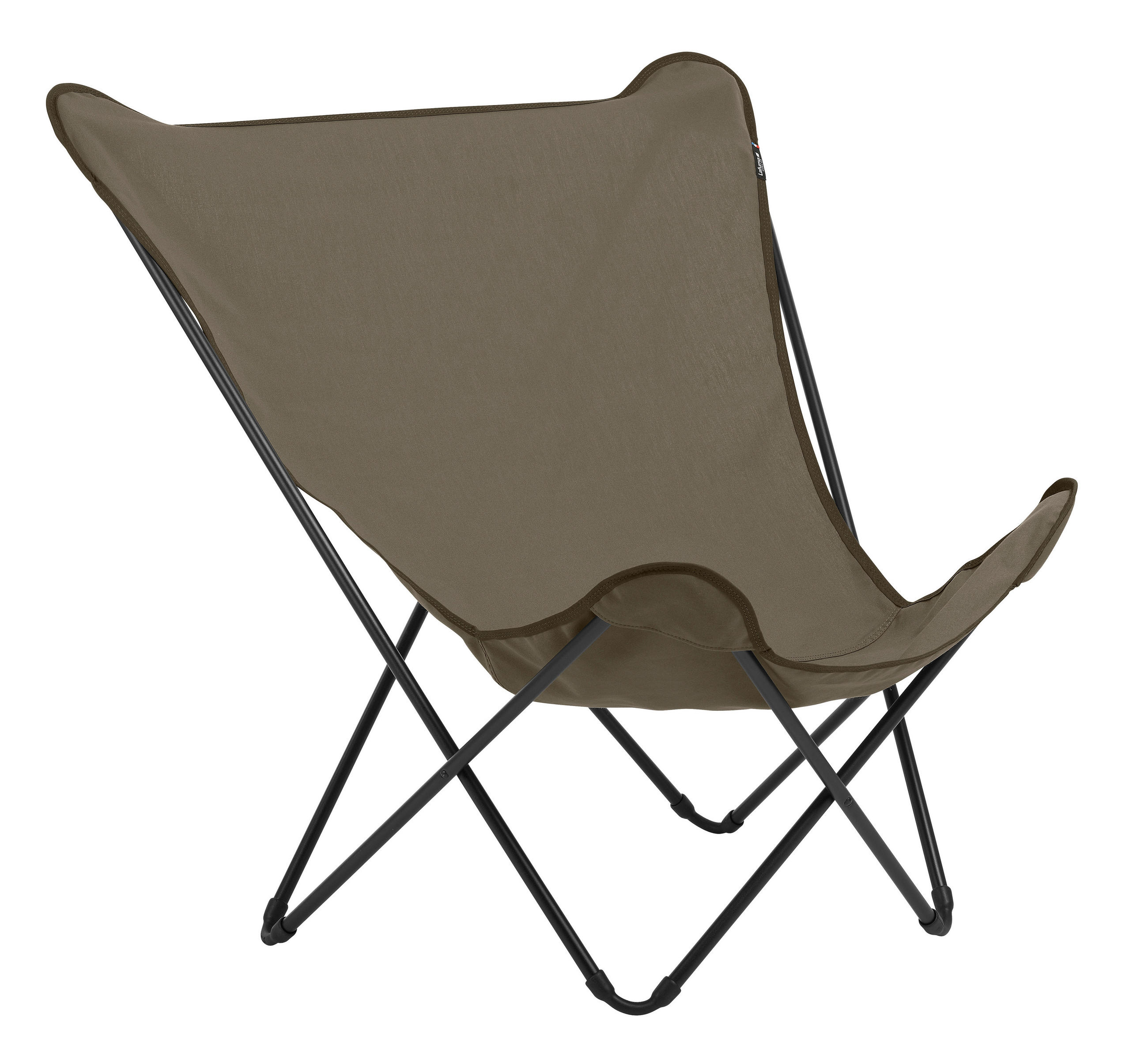 GARTEN-RELAXSESSEL Stahl  - Graubraun, Basics, Textil/Metall (87/83/91cm) - Lafuma Mobilier