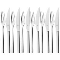STEAKBESTECK 12-teilig  - Edelstahlfarben, Basics, Metall (24,2/20,5/4cm) - Silit