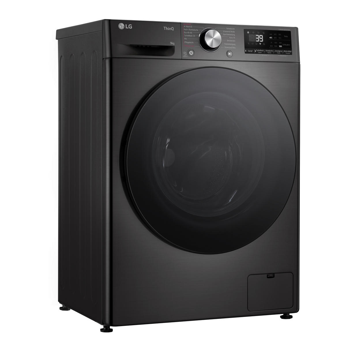 WASCHMASCHINE F2V7SLIM9B   - Schwarz, Basics, Metall (60/85/47,5cm) - LG