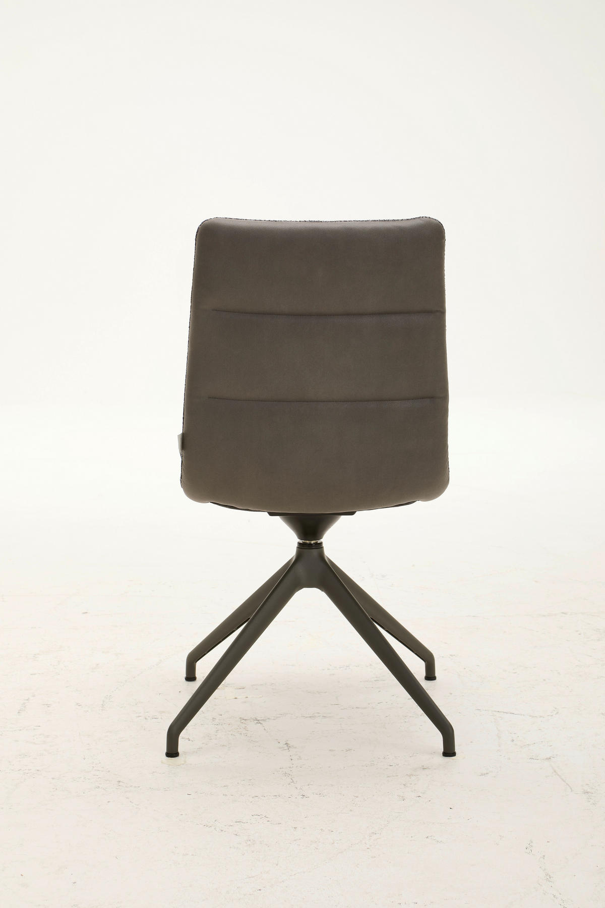 STUHL Bouclé Grau  - Dunkelgrau/Hellgrau, Design, Textil/Metall (49/88,5/65cm) - Bert Plantagie
