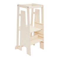 LERNTURM Tuki  - Grauweiß, Basics, Holz (40/90/43cm)