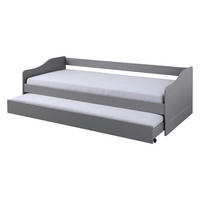 AUSZIEHBETT 90/200 cm  in Grau  - Grau, MODERN, Holz (90/200cm) - MID.YOU
