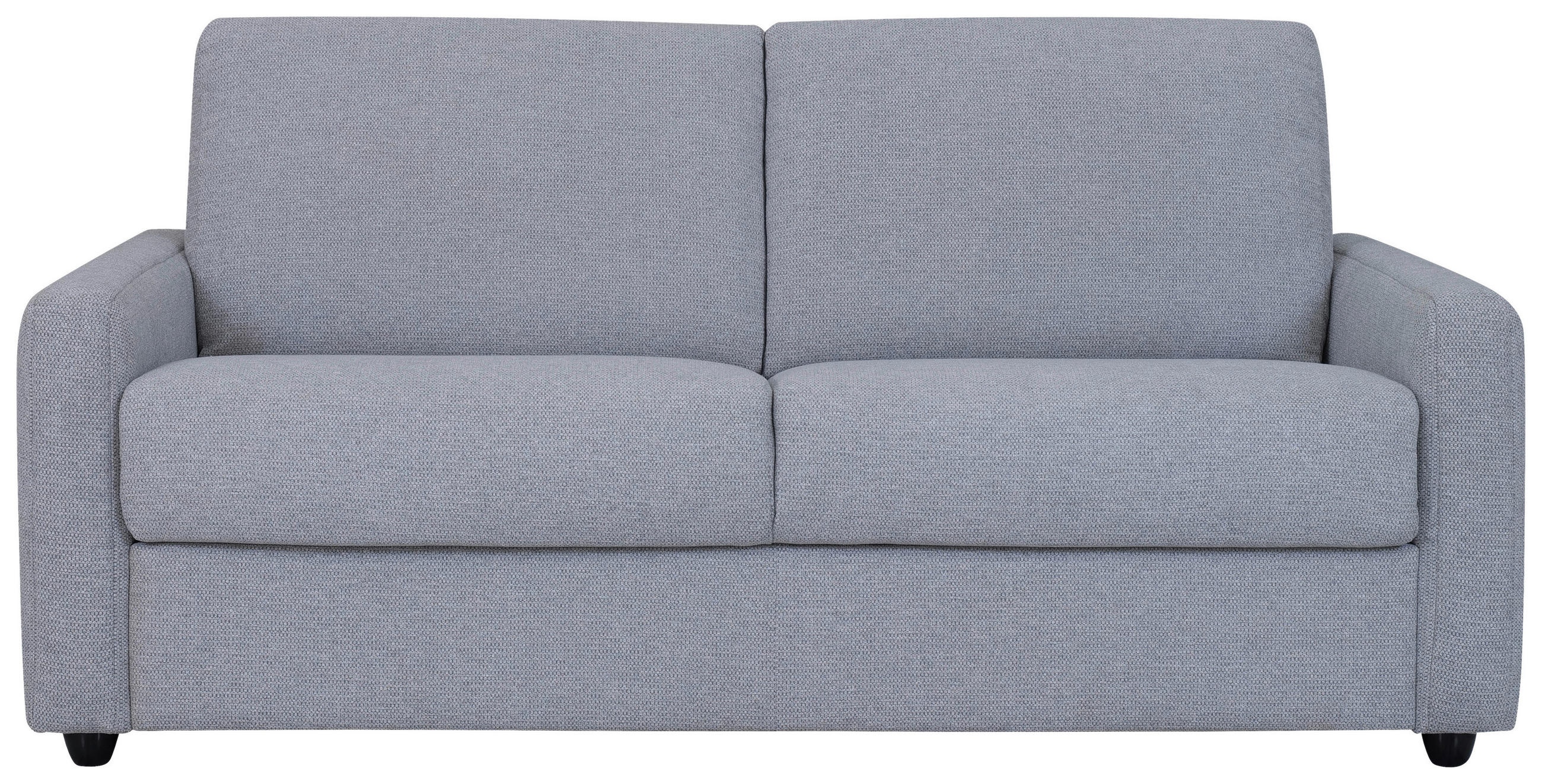 SCHLAFSOFA Webstoff Grau  - Schwarz/Grau, KONVENTIONELL, Kunststoff/Textil (191/90/100cm) - Livetastic