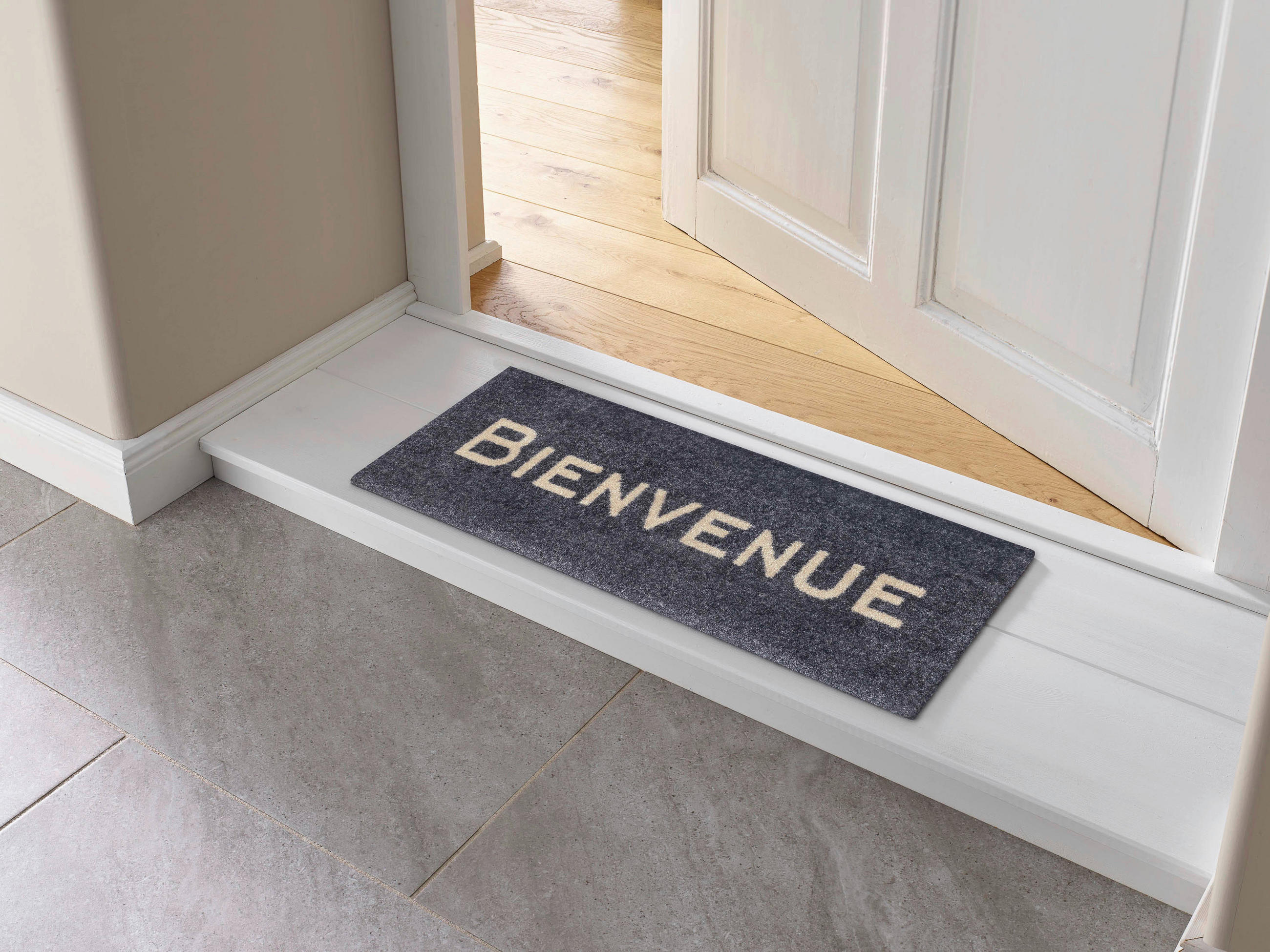 COVORAȘ DE INTRARE 30/70 cm  - bej/gri închis, Konventionell, plastic/textil (30/70cm) - wash+dry