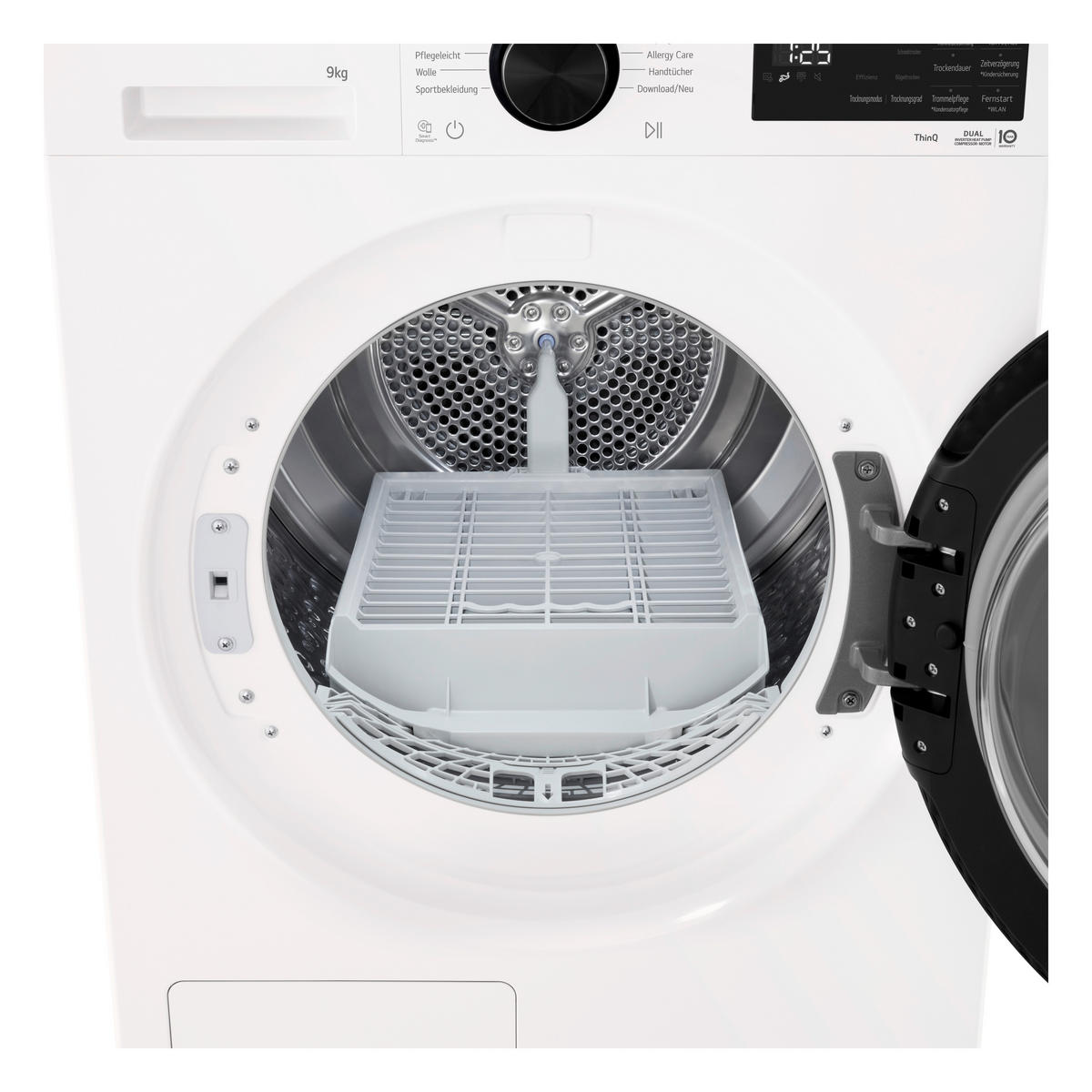 WÄRMEPUMPENTROCKNER RT90X7  - Weiß, Basics, Metall (60/85/66cm) - LG