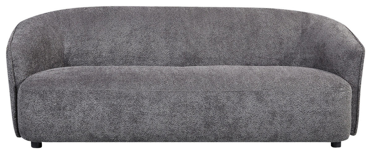 3-SITZER-SOFA Bouclé Anthrazit  - Anthrazit/Schwarz, MODERN, Kunststoff/Textil (197/69/92cm) - MID.YOU