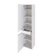 HOCHSCHRANK 40/180/35 cm - Edelstahlfarben/Silberfarben, KONVENTIONELL, Holzwerkstoff/Kunststoff (40/180/35cm) - Xora