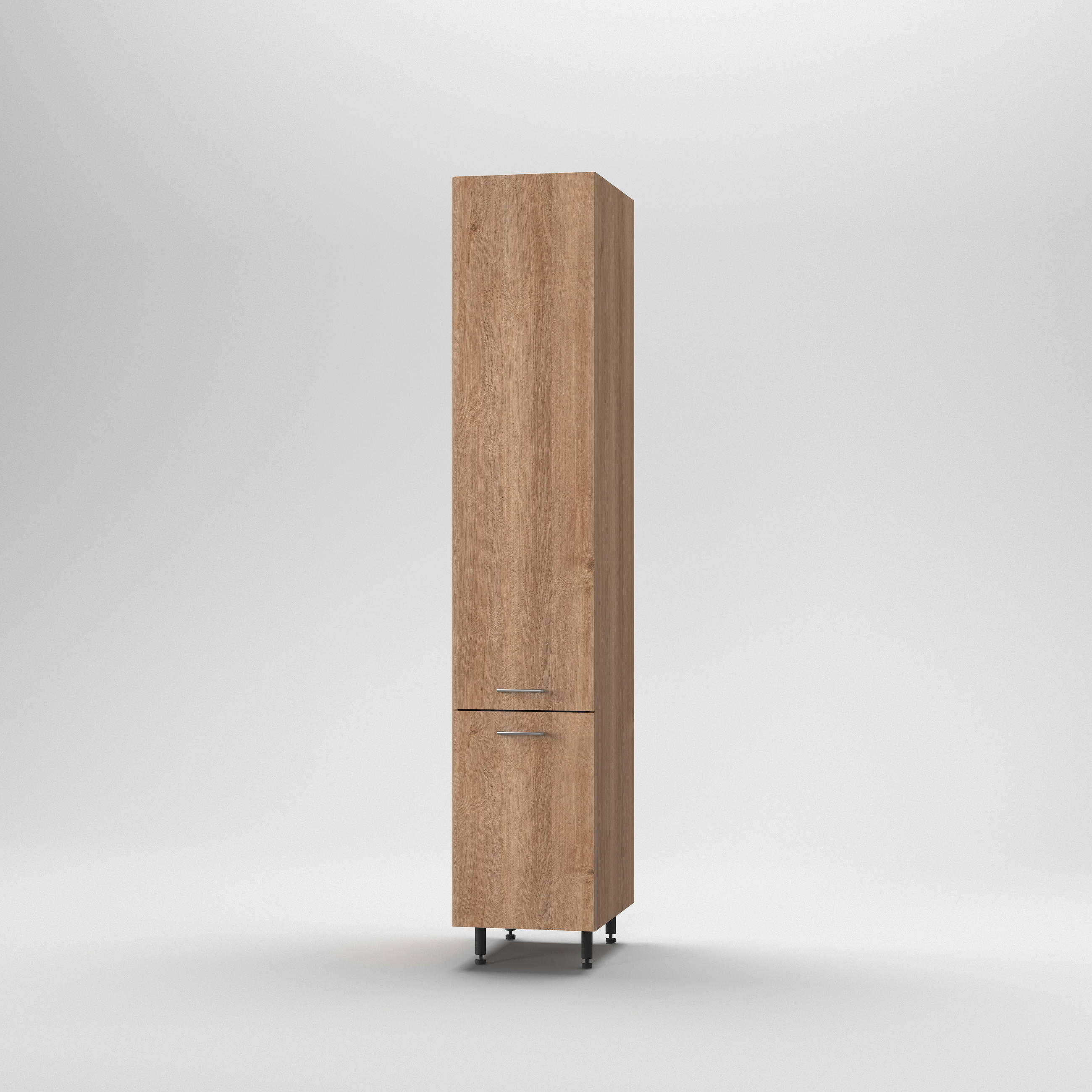 EDÉNYTÁROLÓ SZEKRÉNY - tölgyfa, Basics, fa (40/215/56cm) - Carryhome