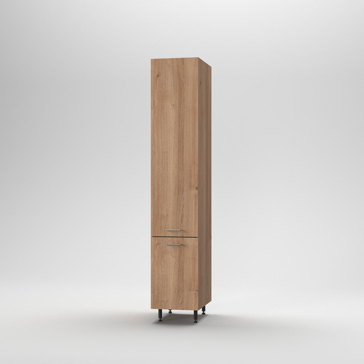 EDÉNYTÁROLÓ SZEKRÉNY - tölgyfa, Basics, fa (40/215/56cm) - Carryhome