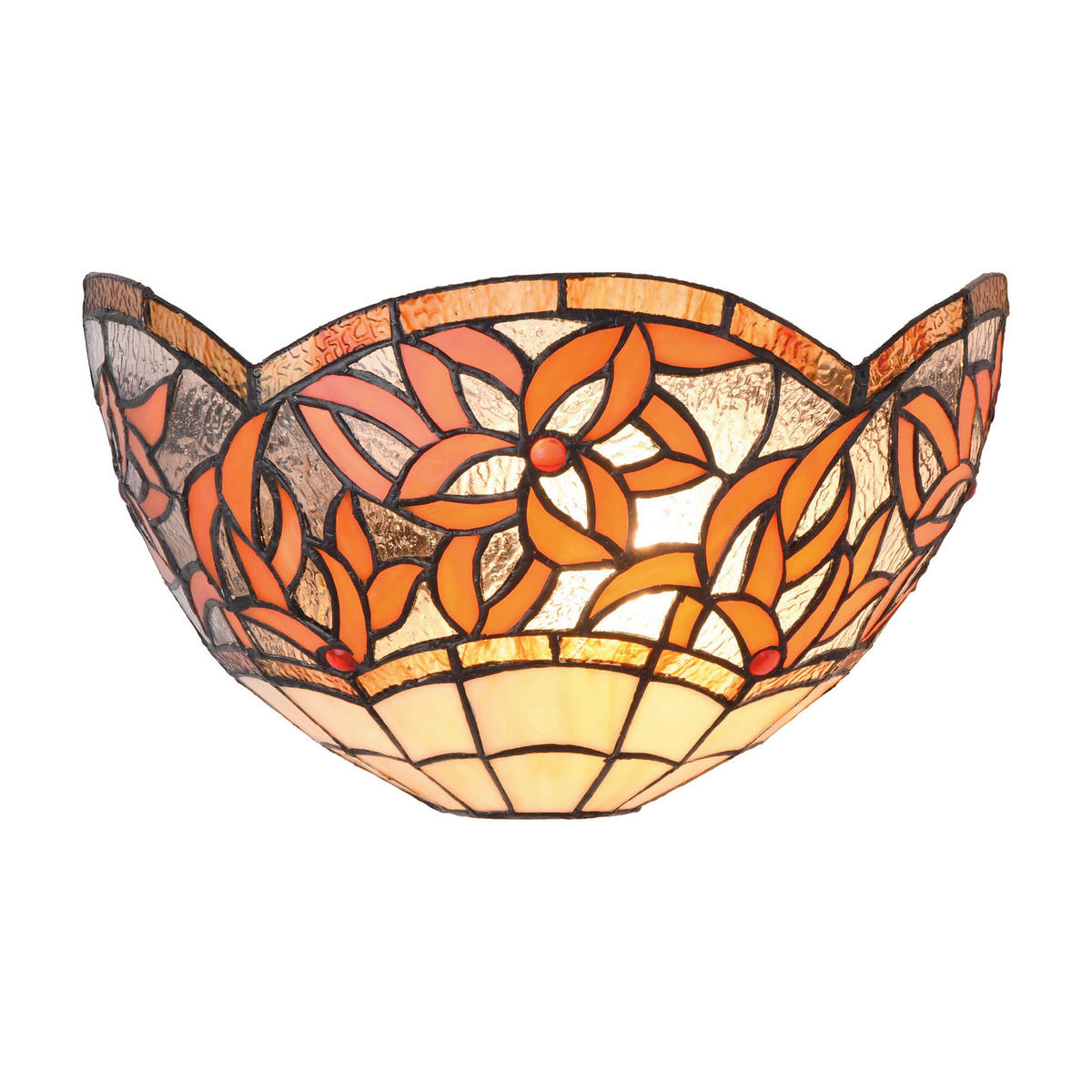 FALILÁMPA - többszínű, Basics, Üveg (18/30/13cm)