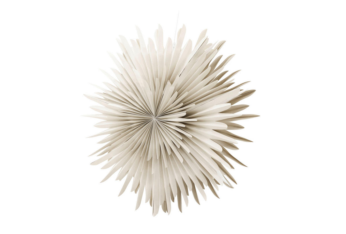 HÄNGELEUCHTE 100/100/28 cm   - Beige, Basics, Papier (100/100/28cm) - P & B
