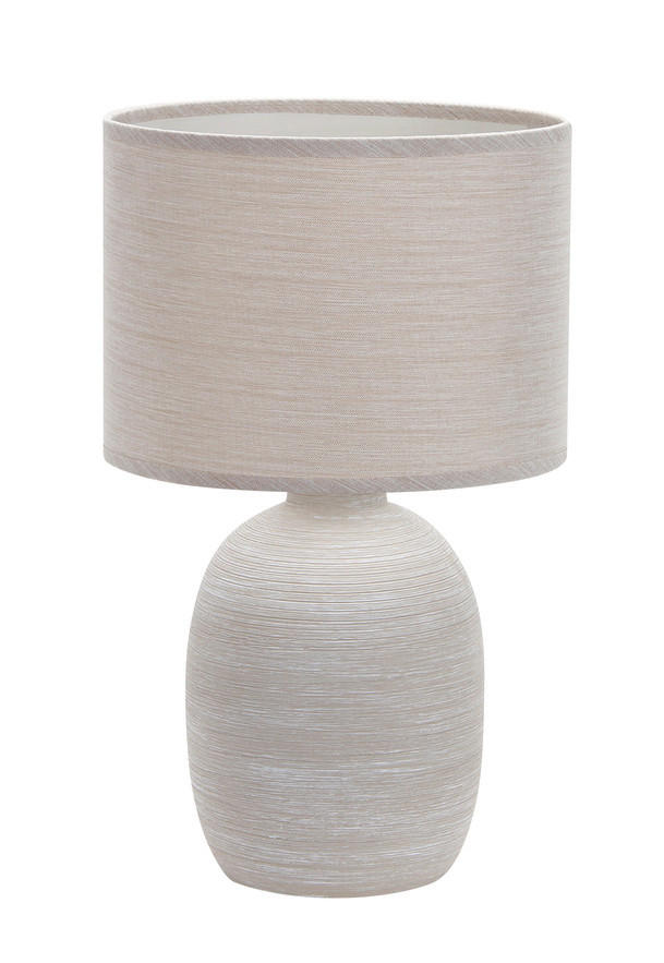 STONA LAMPA Greta  - bež, Osnovno, tekstil/keramika (22/36,5/22cm)