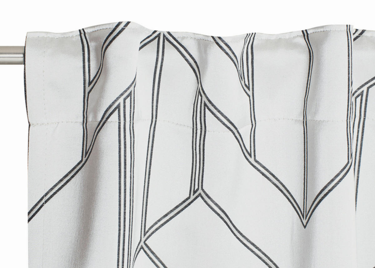 FERTIGVORHANG  blickdicht  130/250 cm   - Creme/Grau, Basics, Textil (130/250cm) - Schöner Wohnen