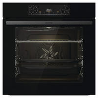BACKOFENSET BLACK PEPPER SIBB  - Schwarz, Basics, Glas/Metall (59,5/59,5/56,4cm) - Gorenje