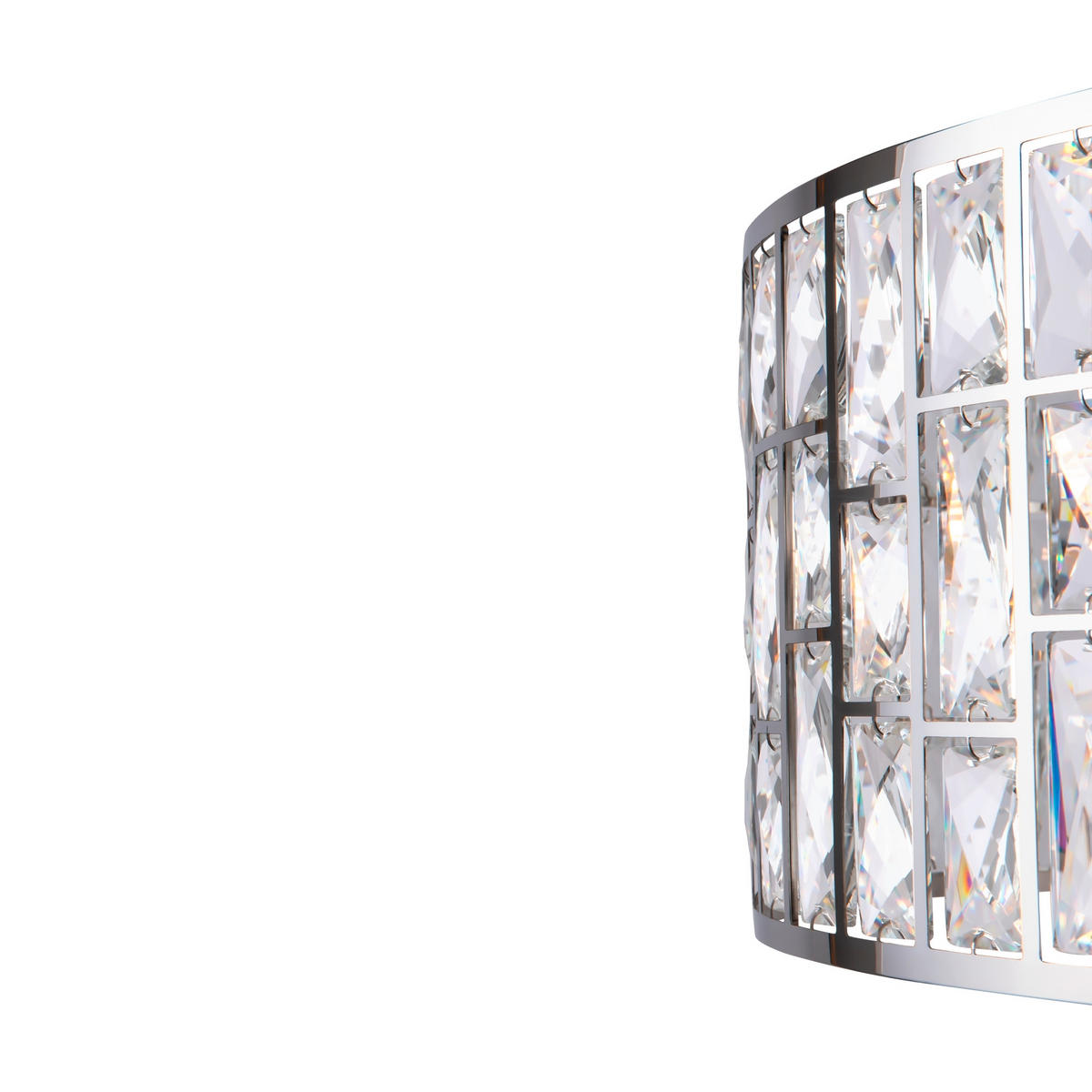 KRONLEUCHTER 50/26.8 cm    - Chromfarben/Transparent, Trend, Glas/Metall (50/26.8cm) - MAYTONI