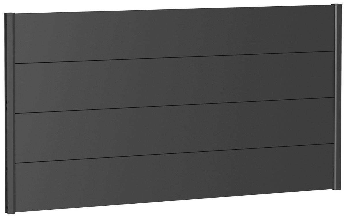 SICHTSCHUTZ - Dunkelgrau, Basics, Metall (180/91/4,4cm) - Biohort