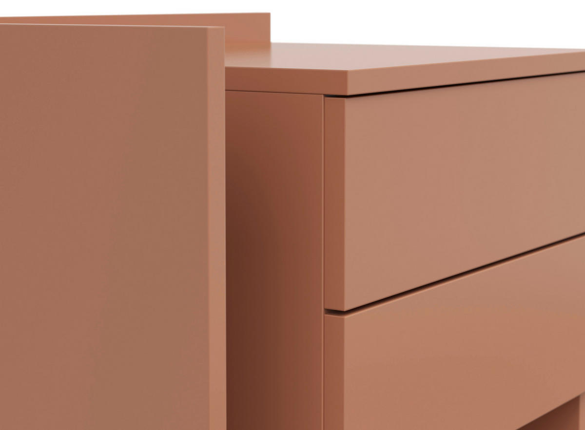 NACHTKÄSTCHEN 60/62/38 cm  in Sahara  - Graphitfarben/Sahara, Design, Holzwerkstoff/Kunststoff (60/62/38cm) - Lomoco