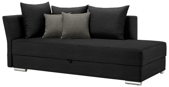 LIEGE in Webstoff Graphitfarben - Chromfarben/Graphitfarben, Design, Kunststoff/Textil (220/93/100cm) - Xora