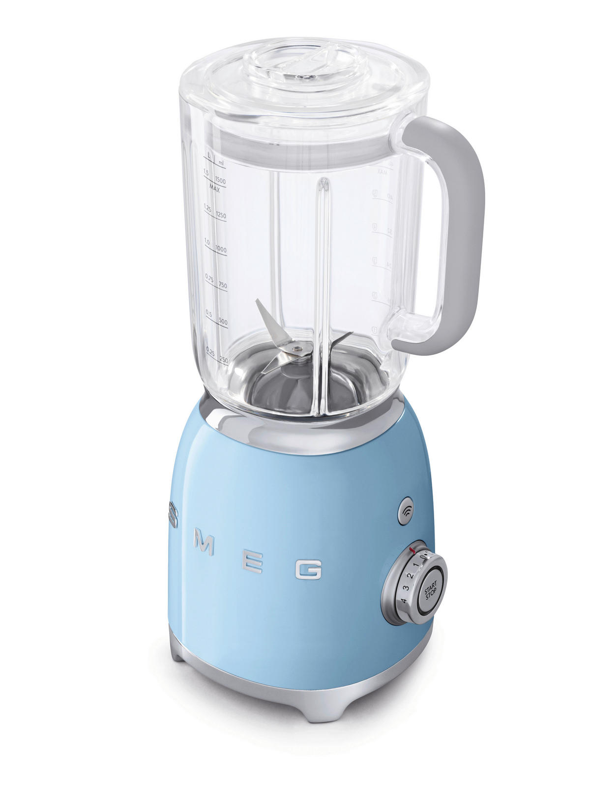 SAMOSTOJEĆI MIKSER  - svijetlo plava, Basics, metal (19,7/39,7/16,3cm) - SMEG