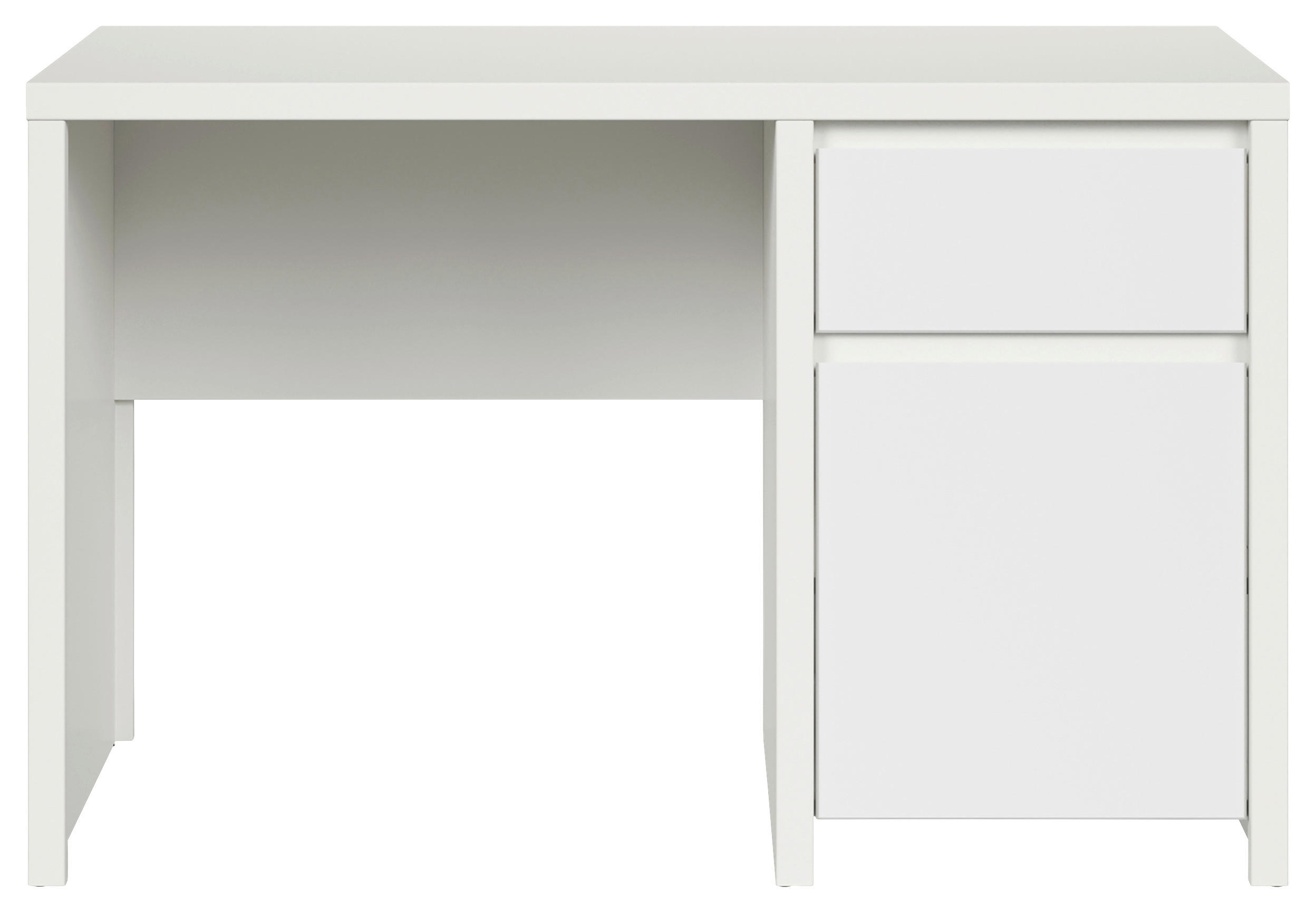 PISAĆI STOL  bijela  drvni materijal  - bijela, Design, drvni materijal (120/65/77cm)