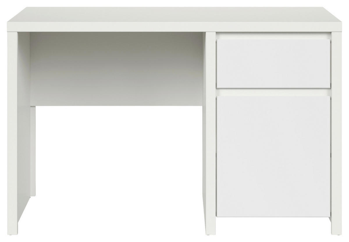SCHREIBTISCH 120/65/77 cm  in Weiß  - Weiß, Design, Holzwerkstoff (120/65/77cm)