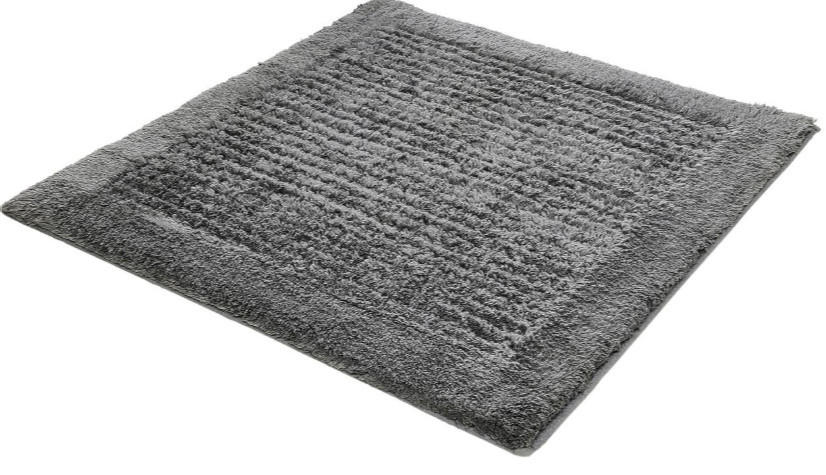 BADTEPPICH Grau 60/60 cm  - Grau, Basics, Kunststoff/Textil (60/60cm) - Kleine Wolke