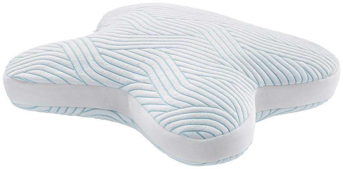 NACKENKISSEN  60/50 cm  - Weiß, Basics, Textil (60/50cm) - Tempur